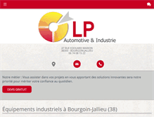 Tablet Screenshot of lp-automotive-industrie.com